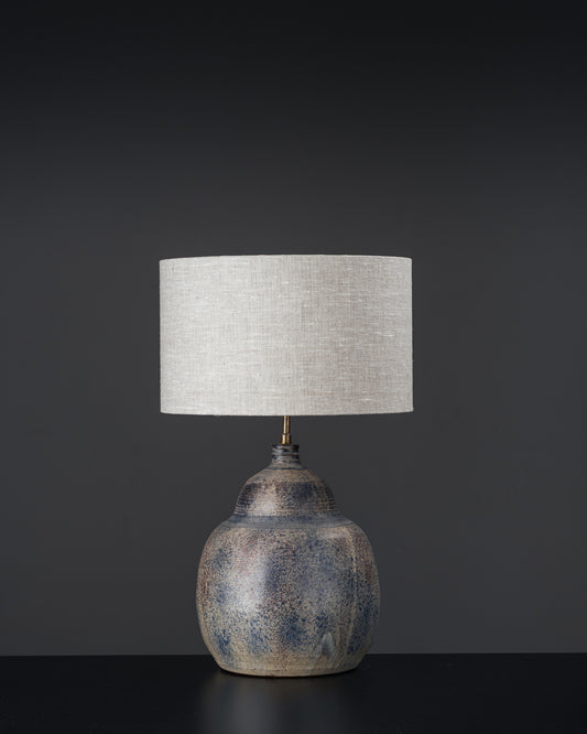 ENAMELLED CERAMIC LAMP, FERRIÈRE, 1960s