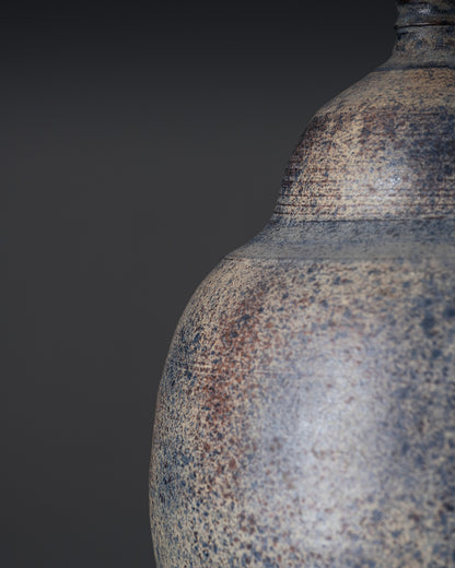 ENAMELLED CERAMIC LAMP, FERRIÈRE, 1960s