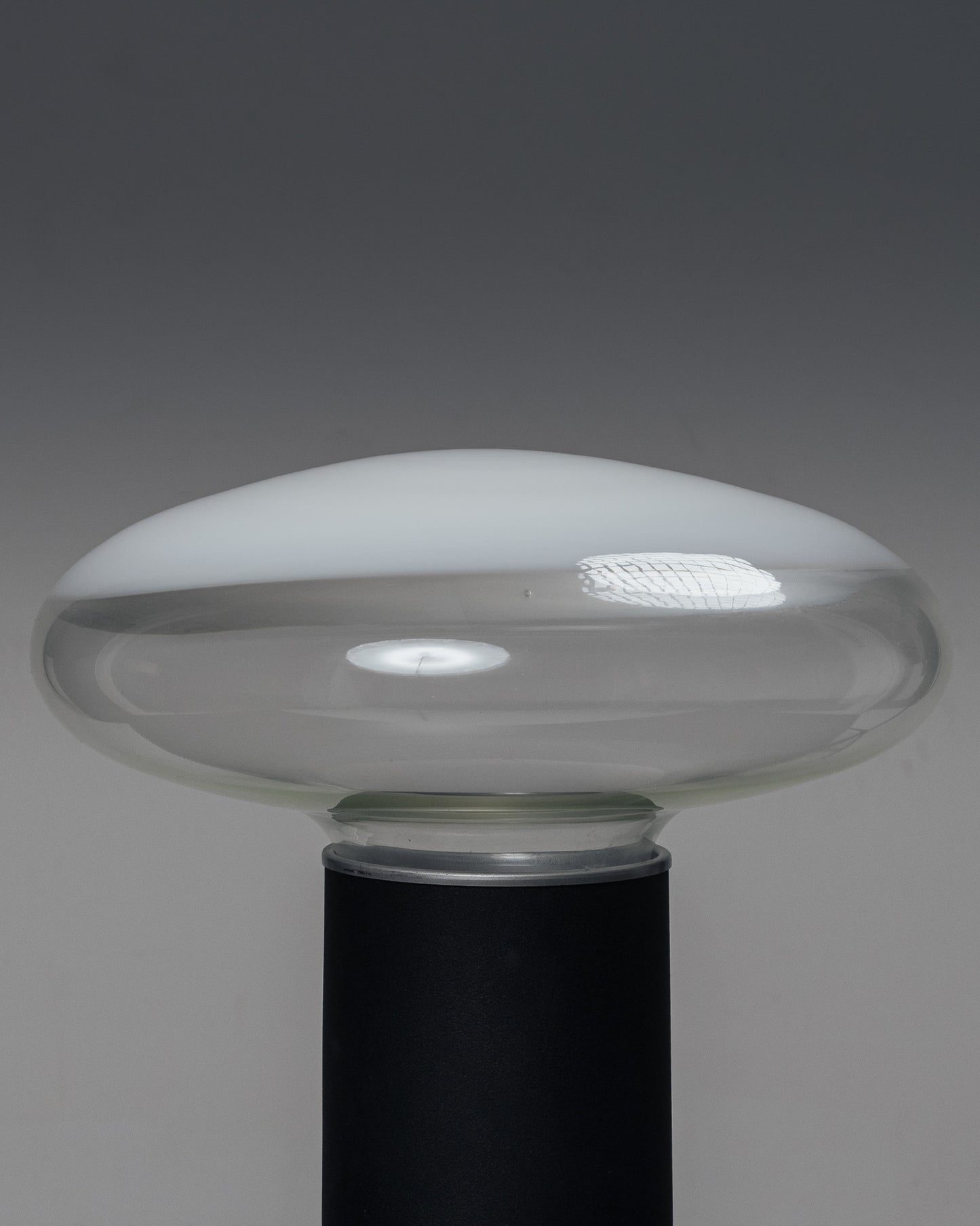 LAMPE EN VERRE ET MÉTAL GILL 45, ROBERTO PAMIO, LEUCOS, 1960s