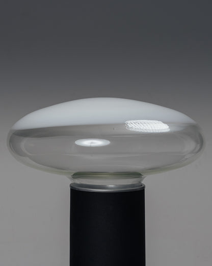 LAMPE EN VERRE ET MÉTAL GILL 45, ROBERTO PAMIO, LEUCOS, 1960s