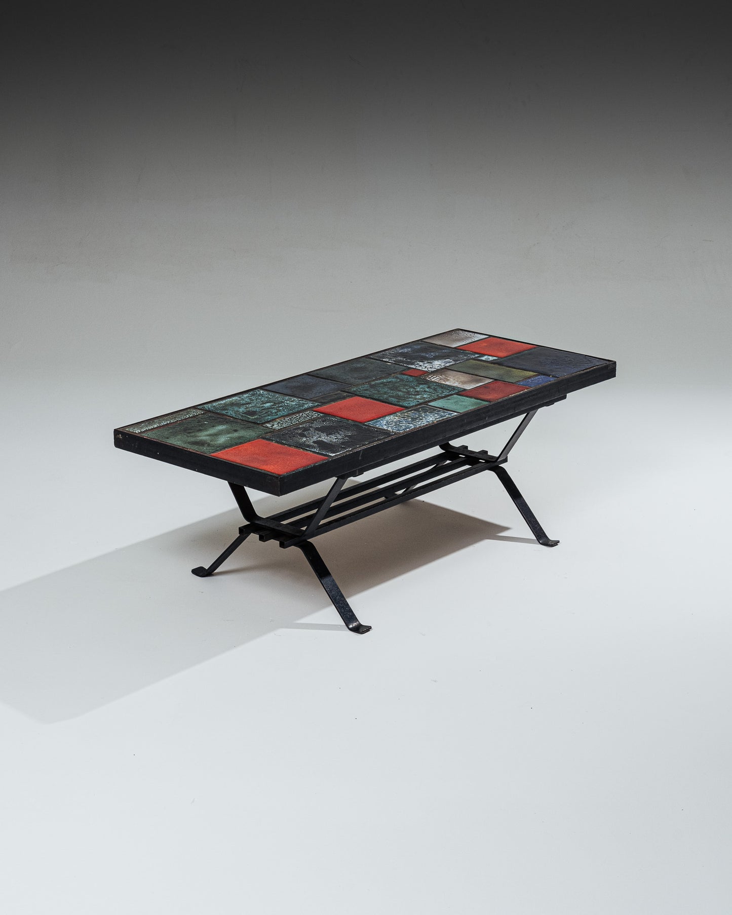 CERAMIC COFFEE TABLE, 1960s 