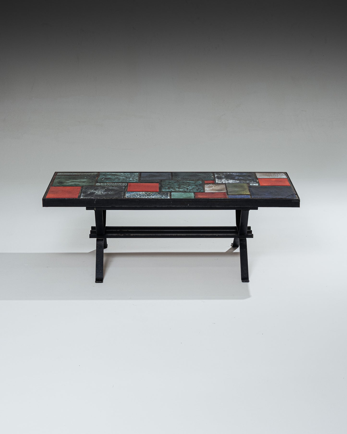 CERAMIC COFFEE TABLE, 1960s 