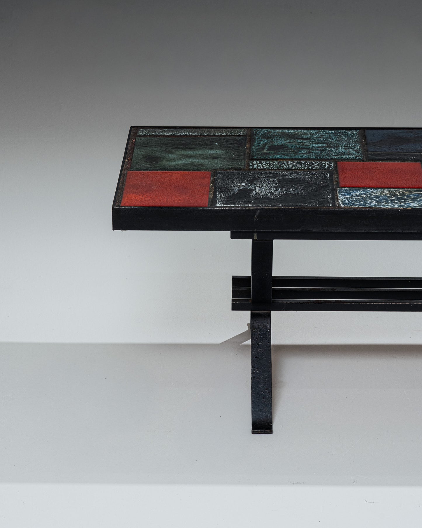 CERAMIC COFFEE TABLE, 1960s 