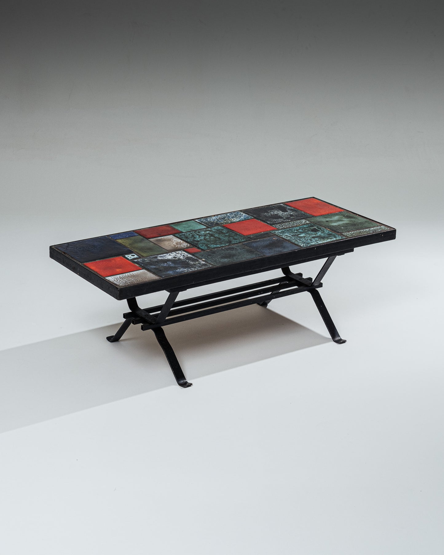 CERAMIC COFFEE TABLE, 1960s 