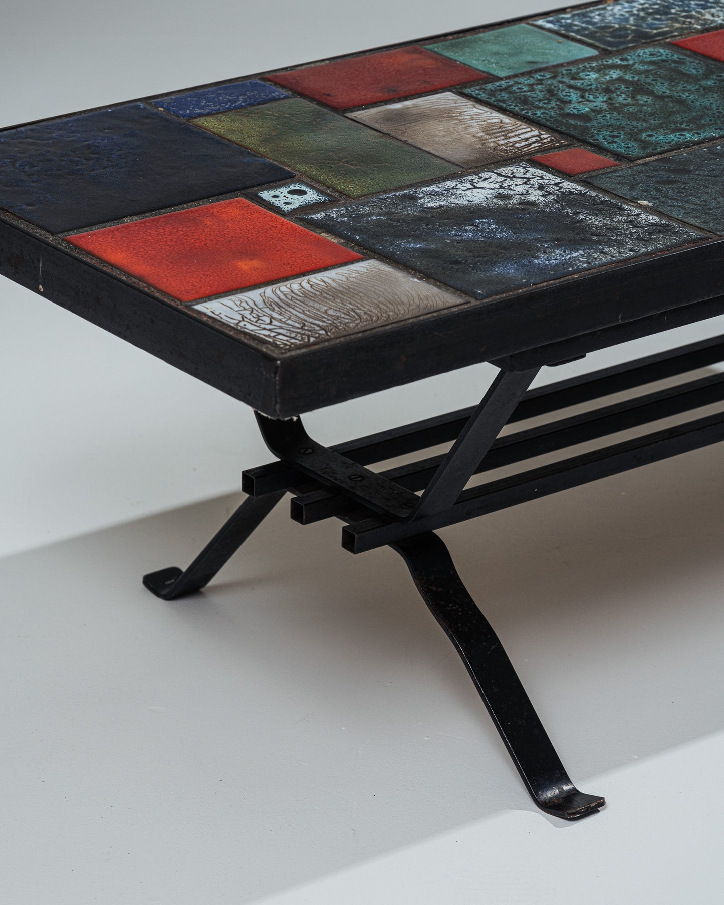 CERAMIC COFFEE TABLE, 1960s 