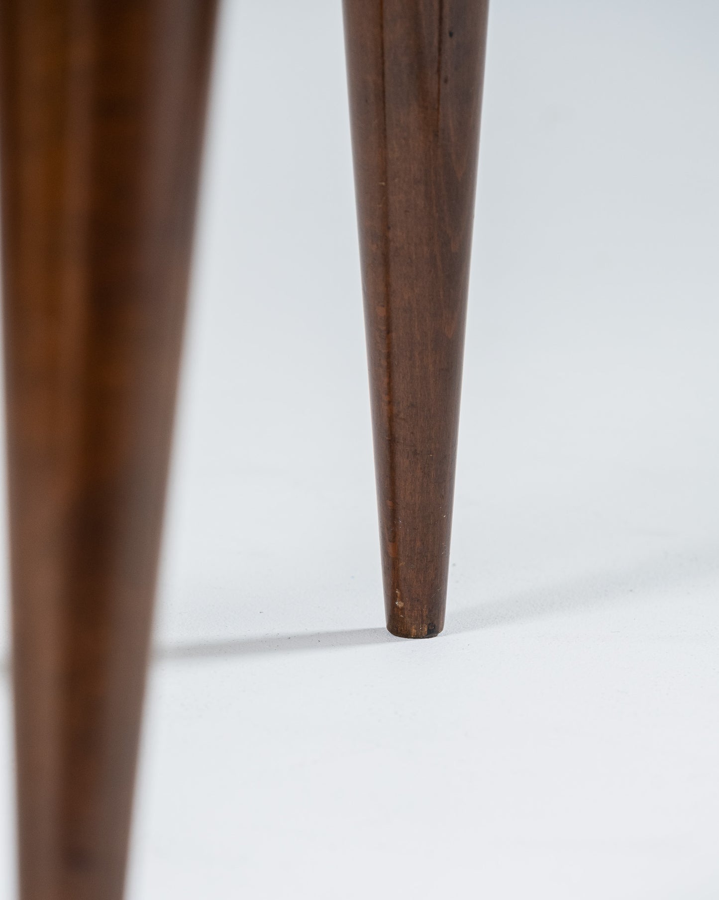 WOODEN SIDE TABLE, 1950s