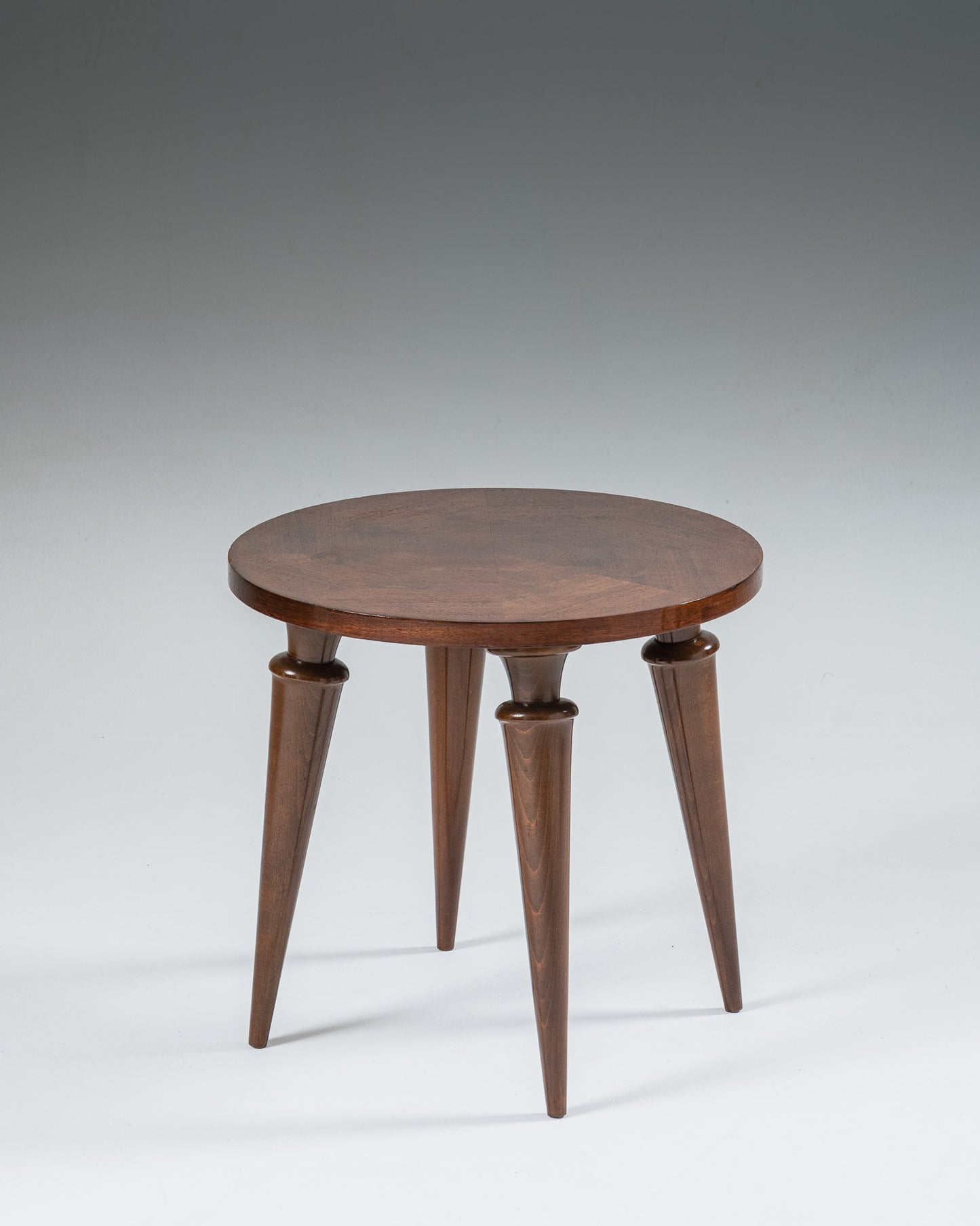 WOODEN SIDE TABLE, 1950s