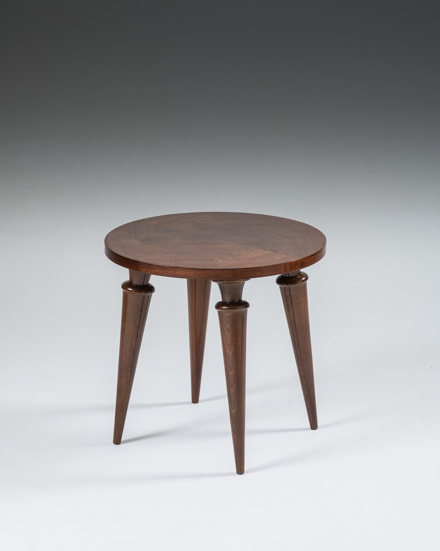 WOODEN SIDE TABLE, 1950s