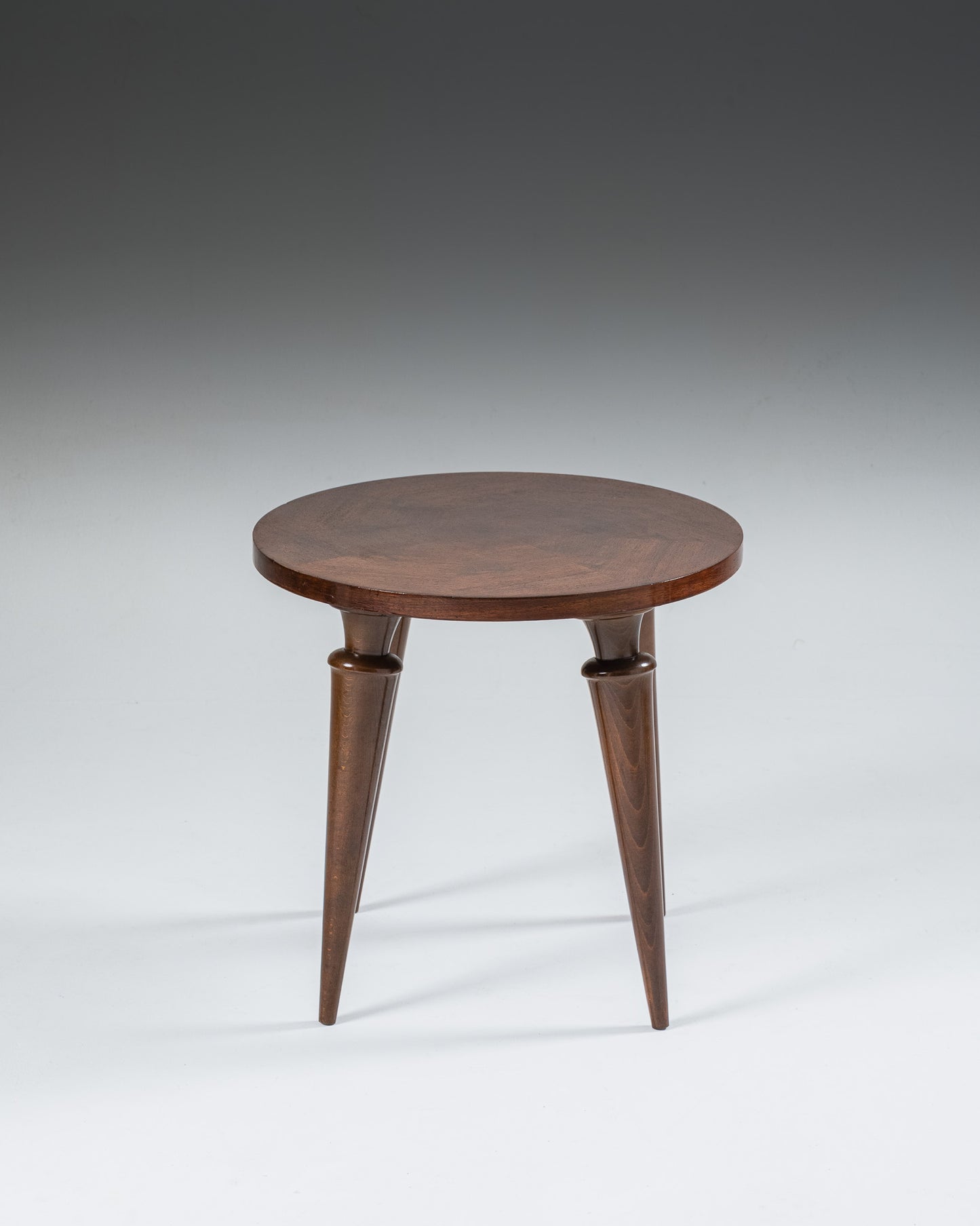 WOODEN SIDE TABLE, 1950s