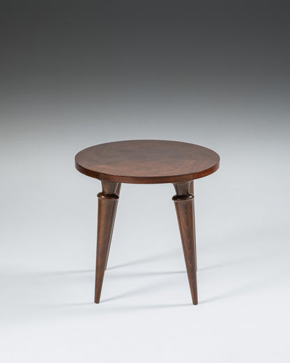 WOODEN SIDE TABLE, 1950s