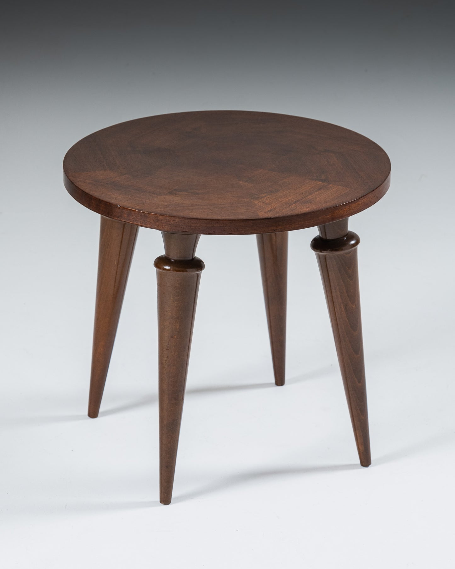 WOODEN SIDE TABLE, 1950s