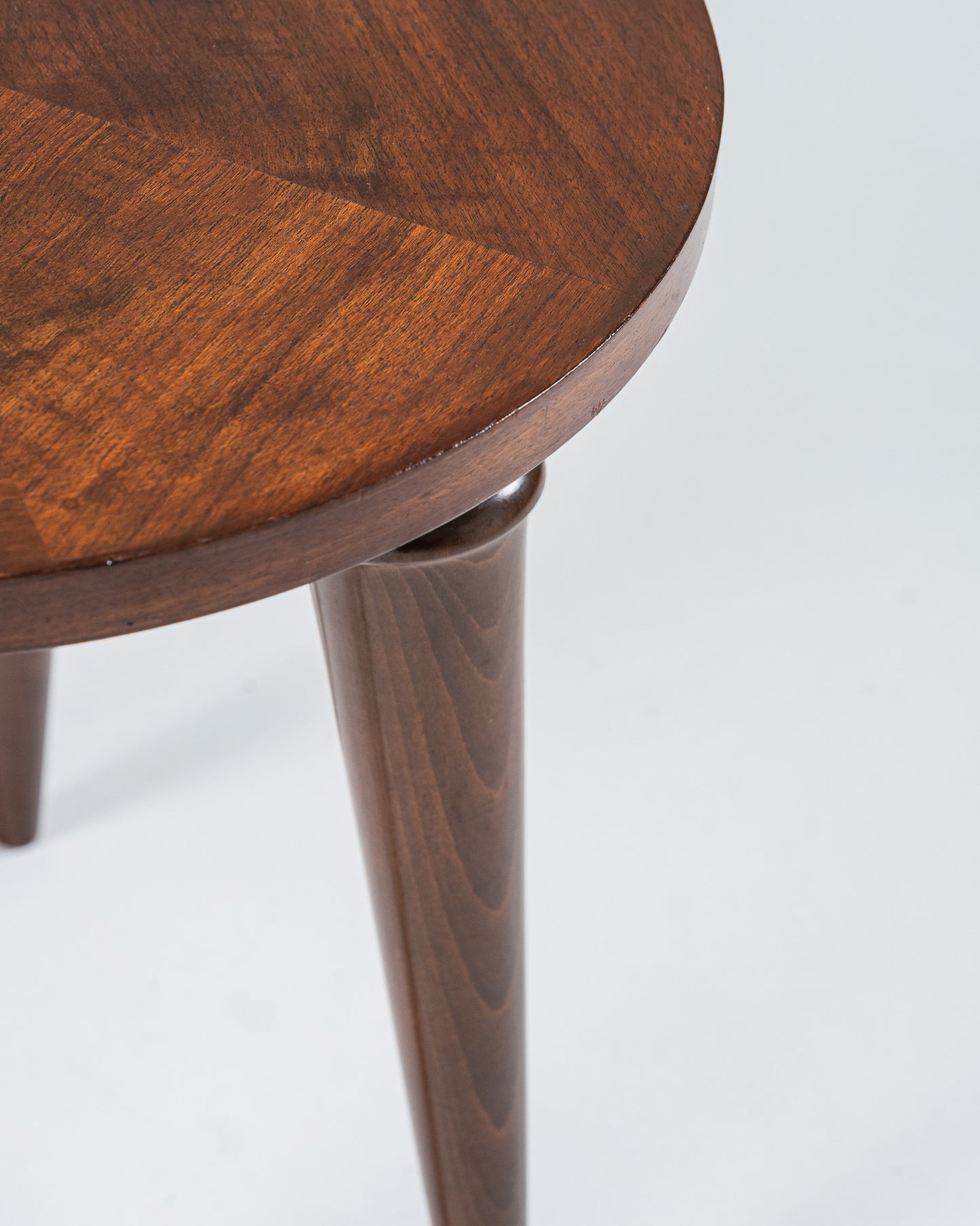 WOODEN SIDE TABLE, 1950s