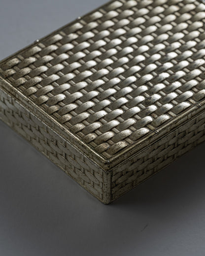 SILVER-PLATED METAL BOX