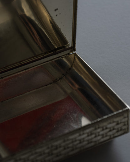 SILVER-PLATED METAL BOX