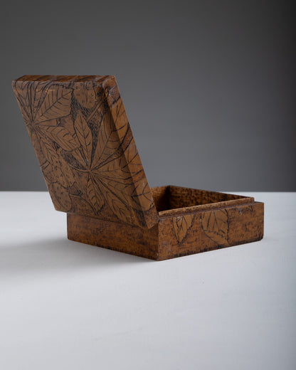 DECORATIVE WOODEN BOX, ART DECO, 1930s
