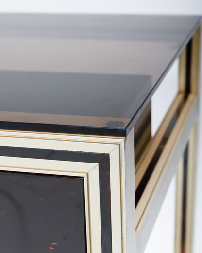 TORTOISE SHELL LUCITE DESK