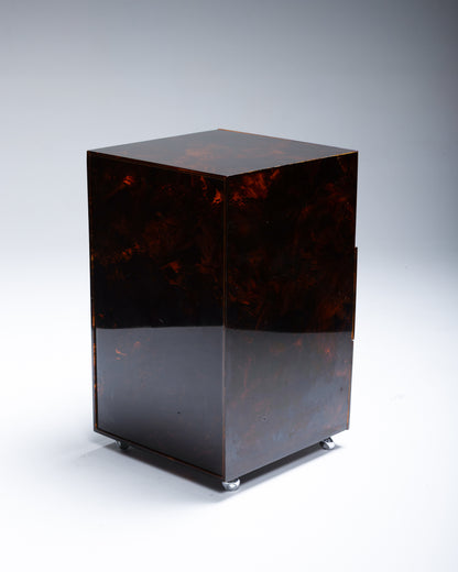 TORTOISE SHELL LUCITE DESK