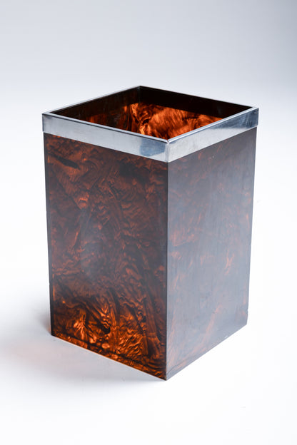 TORTOISE SHELL LUCITE DESK