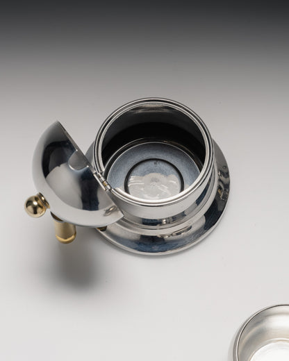 SERVICE A CAFÉ EN INOX, 1980s