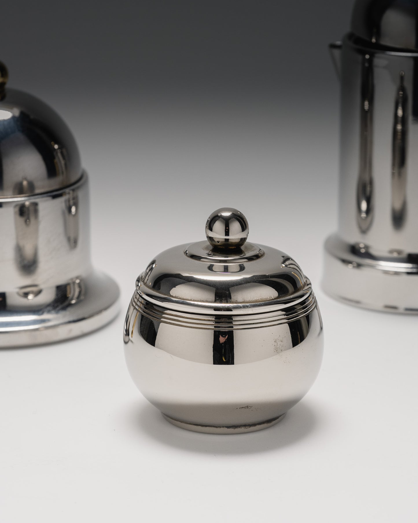 SERVICE A CAFÉ EN INOX, 1980s