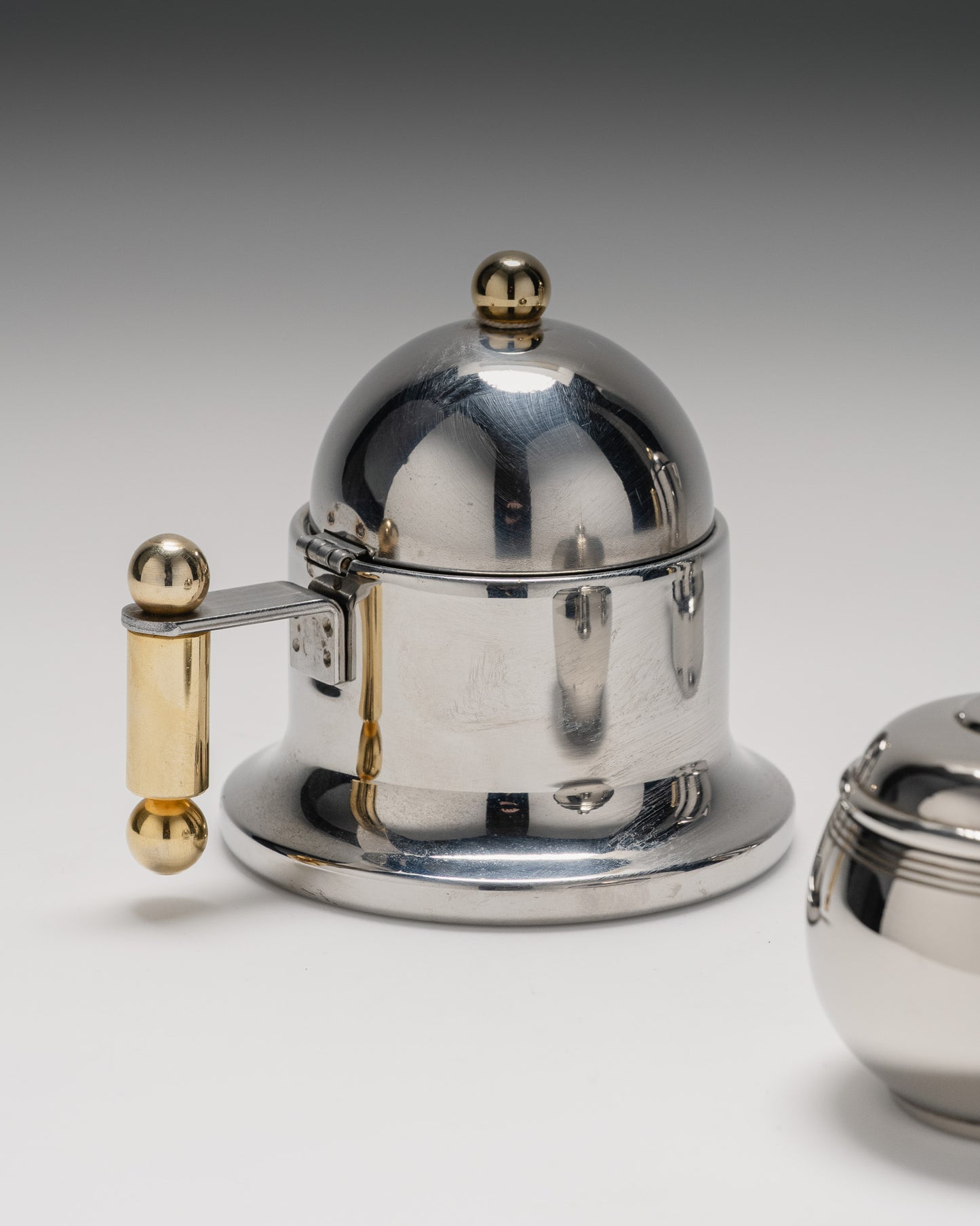 SERVICE A CAFÉ EN INOX, 1980s