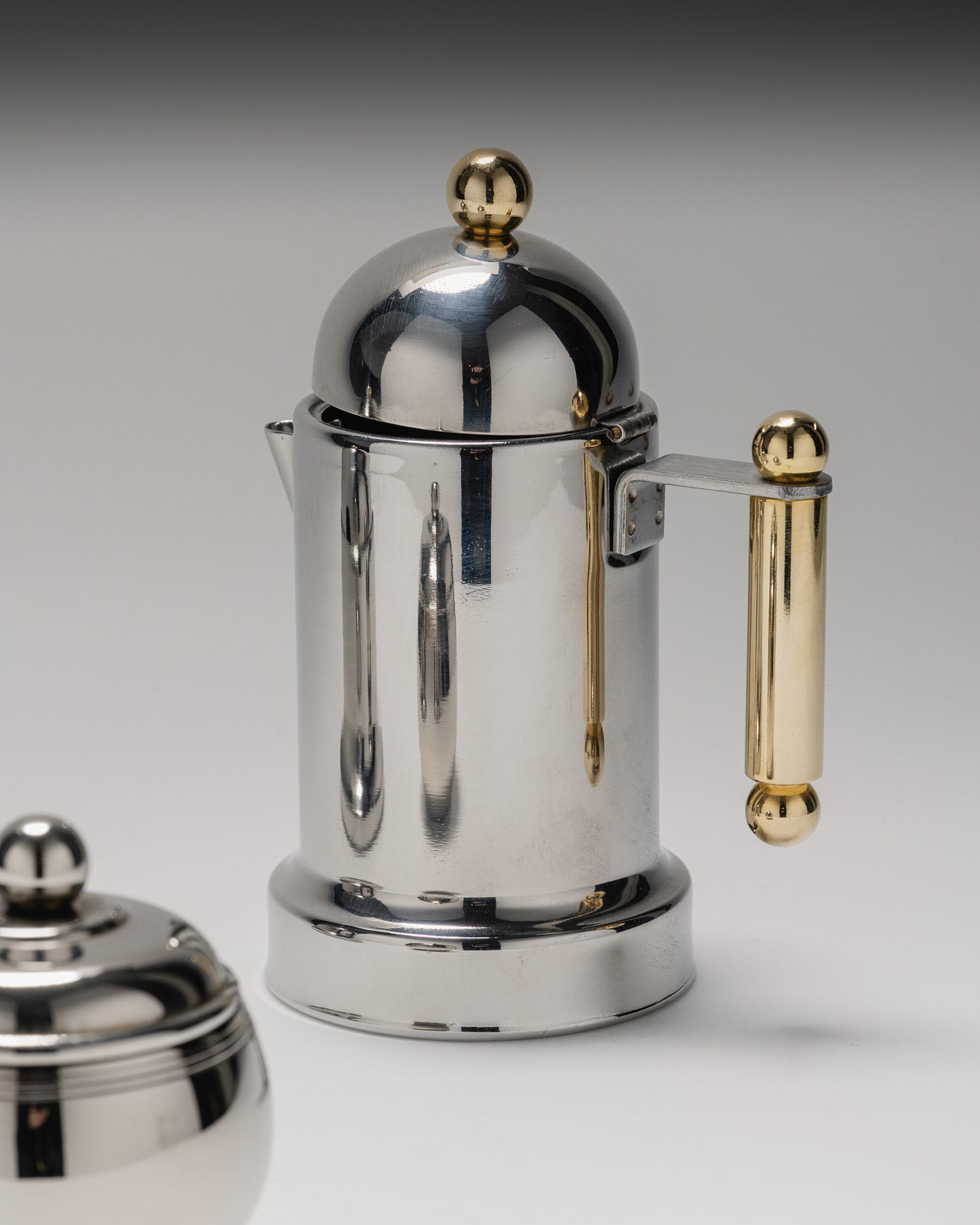 SERVICE A CAFÉ EN INOX, 1980s