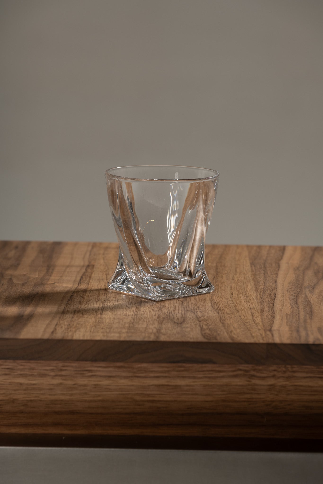 SET OF 6 QUADRO CRYSTAL WHISKEY GLASSES, 1990s