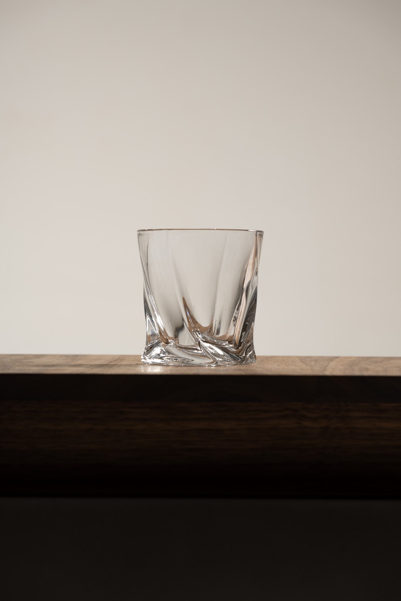 SET OF 6 QUADRO CRYSTAL WHISKEY GLASSES, 1990s