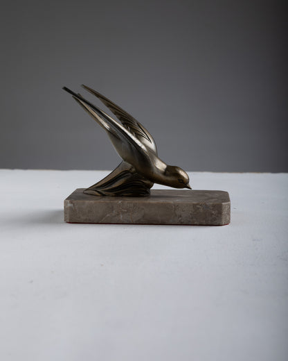 PAIR OF SWALLOW BOOKENDS, 1930s