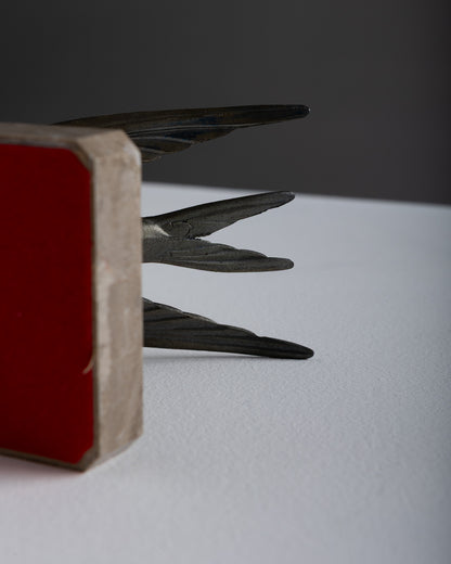 PAIR OF SWALLOW BOOKENDS, 1930s