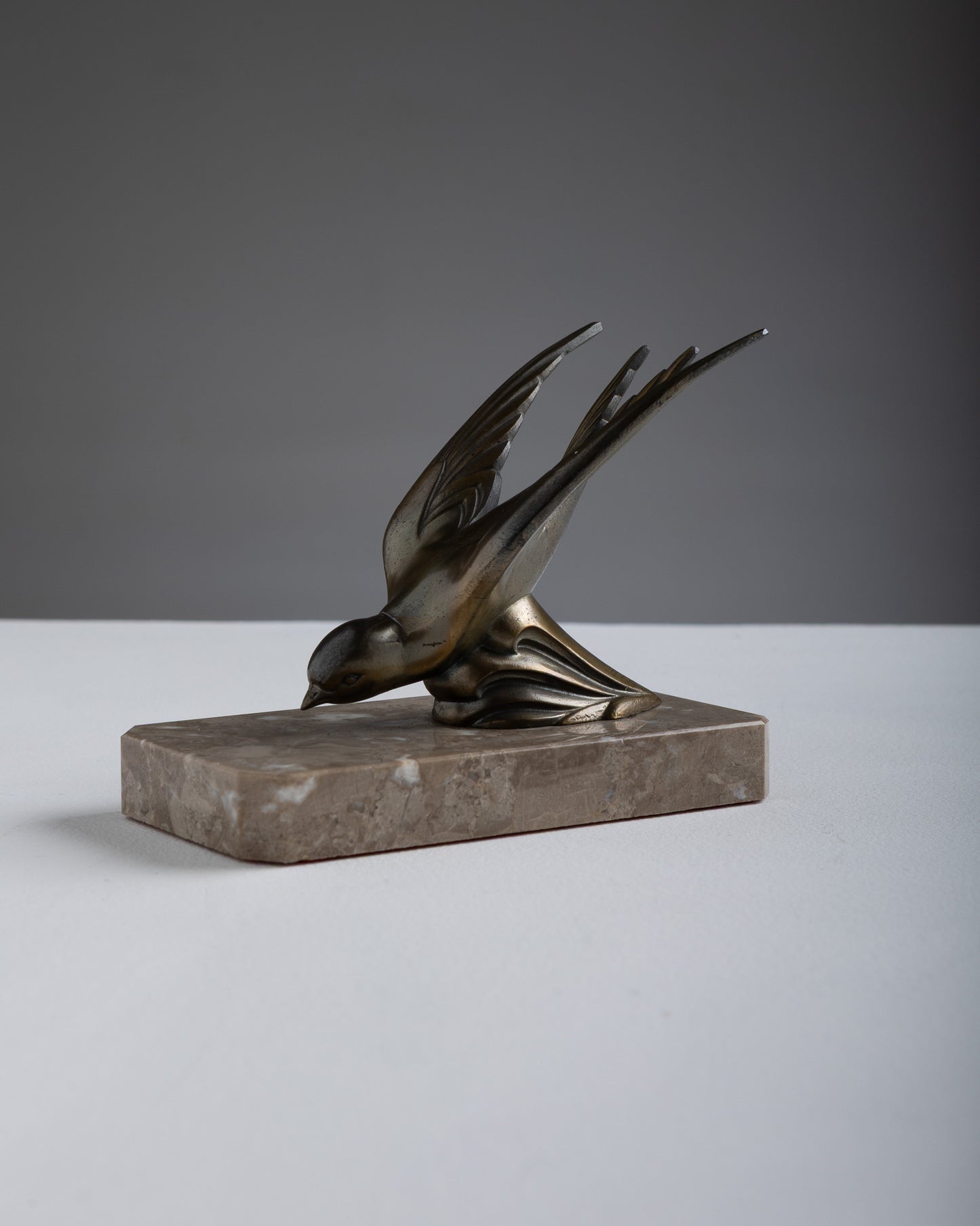 PAIR OF SWALLOW BOOKENDS, 1930s