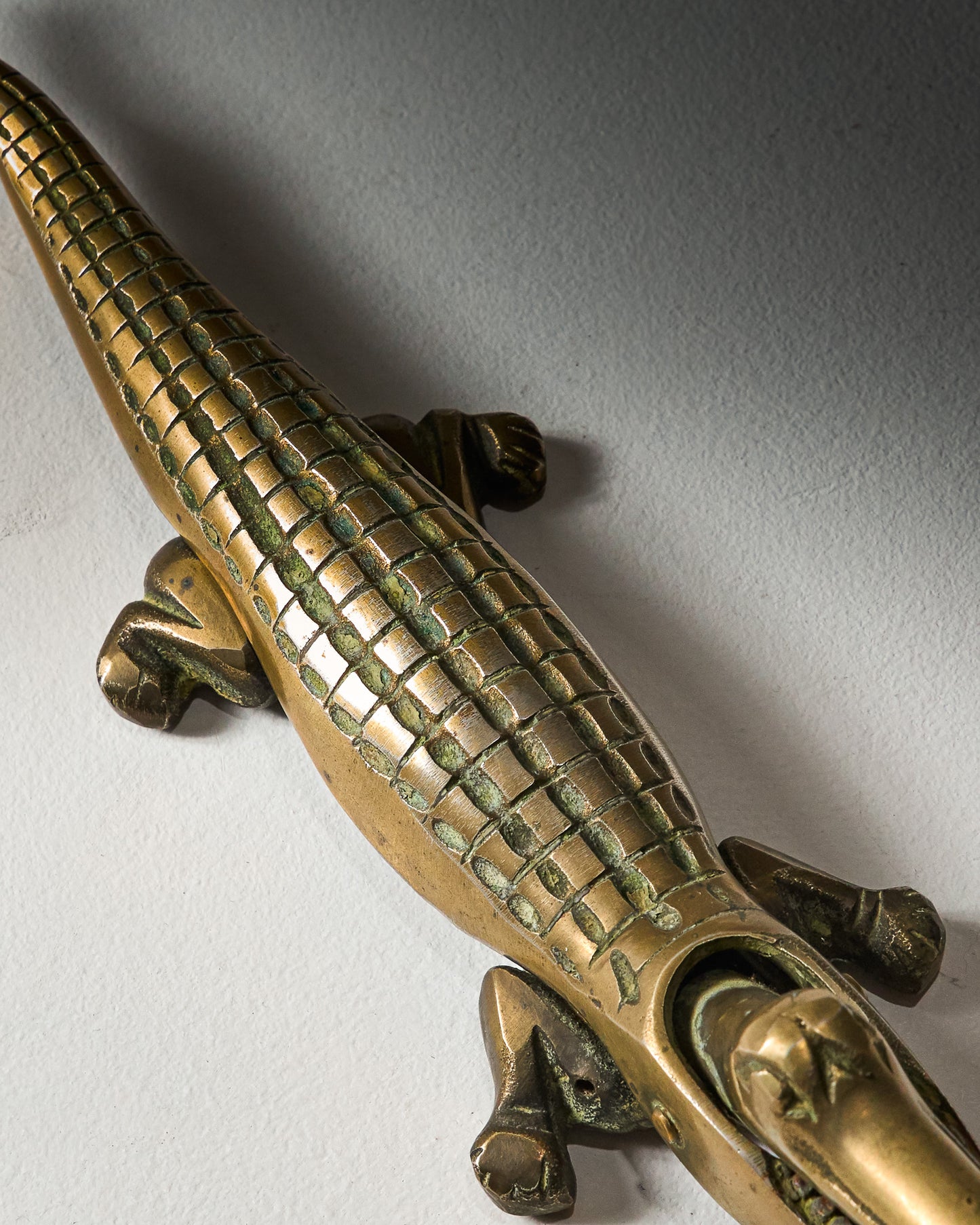 LARGE BRASS NUTCRACKER, 1960s