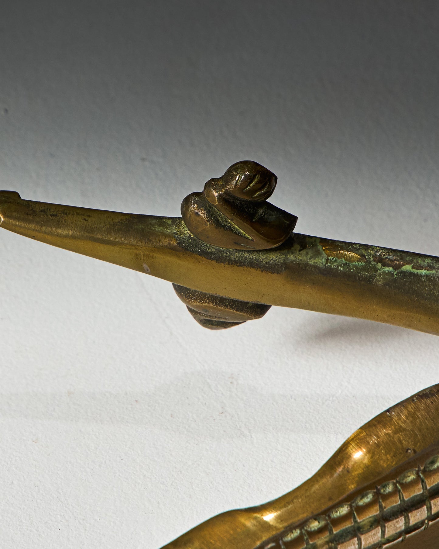 LARGE BRASS NUTCRACKER, 1960s