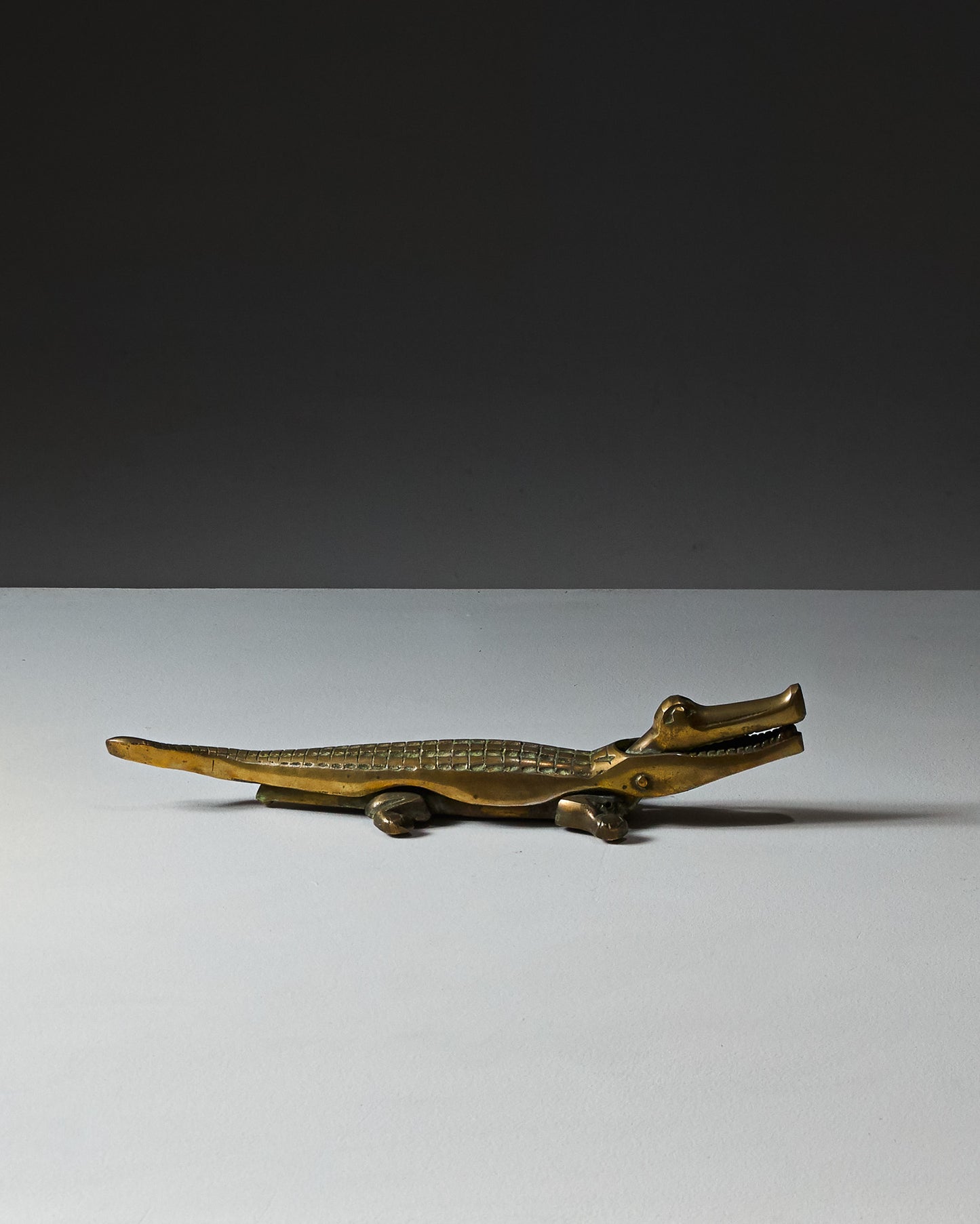 LARGE BRASS NUTCRACKER, 1960s