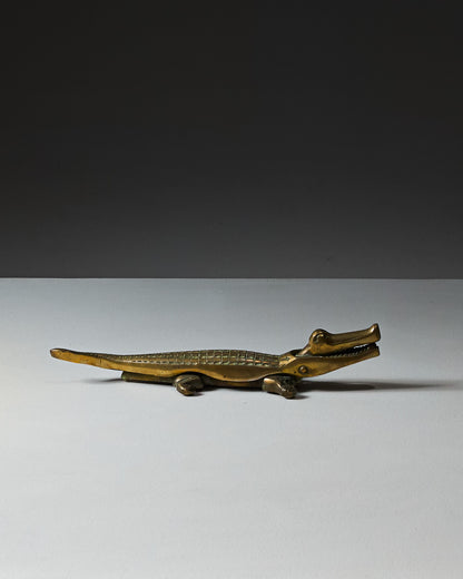 LARGE BRASS NUTCRACKER, 1960s