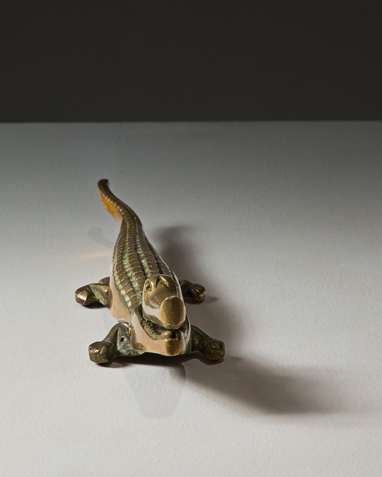 LARGE BRASS NUTCRACKER, 1960s