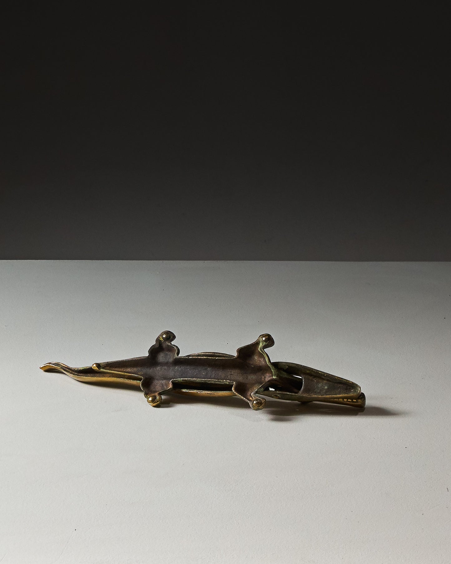 LARGE BRASS NUTCRACKER, 1960s