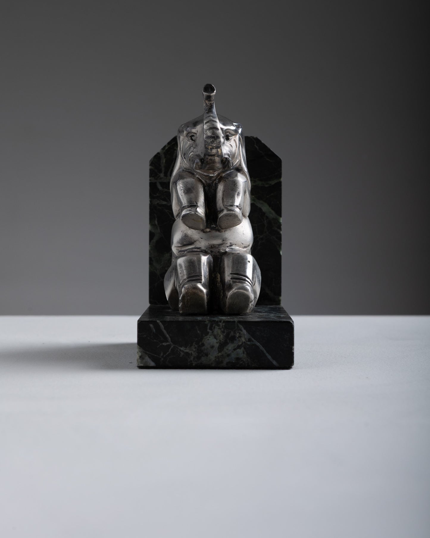 ELEPHANT BOOKENDS, 1930s