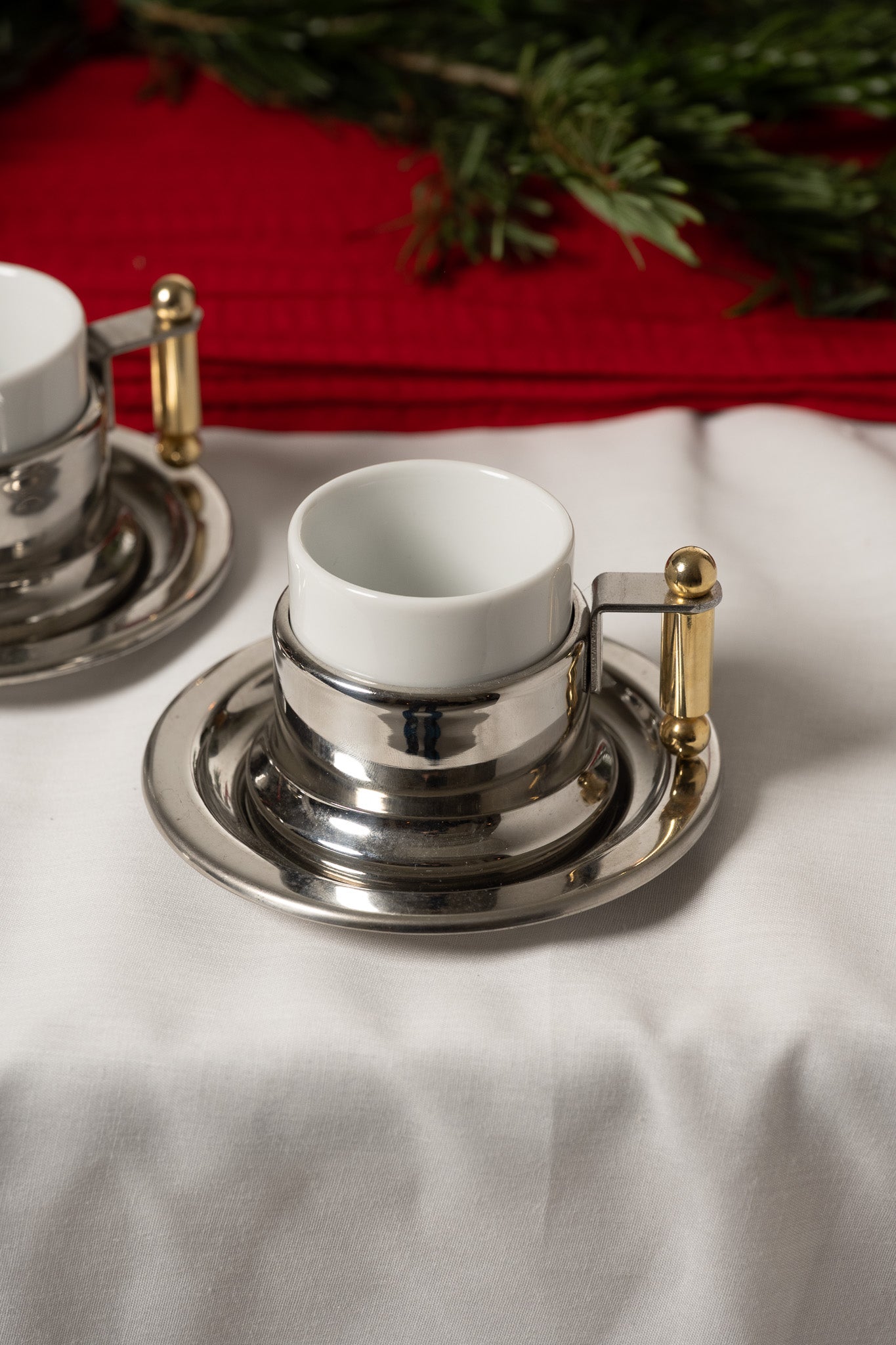 Metal coffee service, VEV GIGA, 1980s