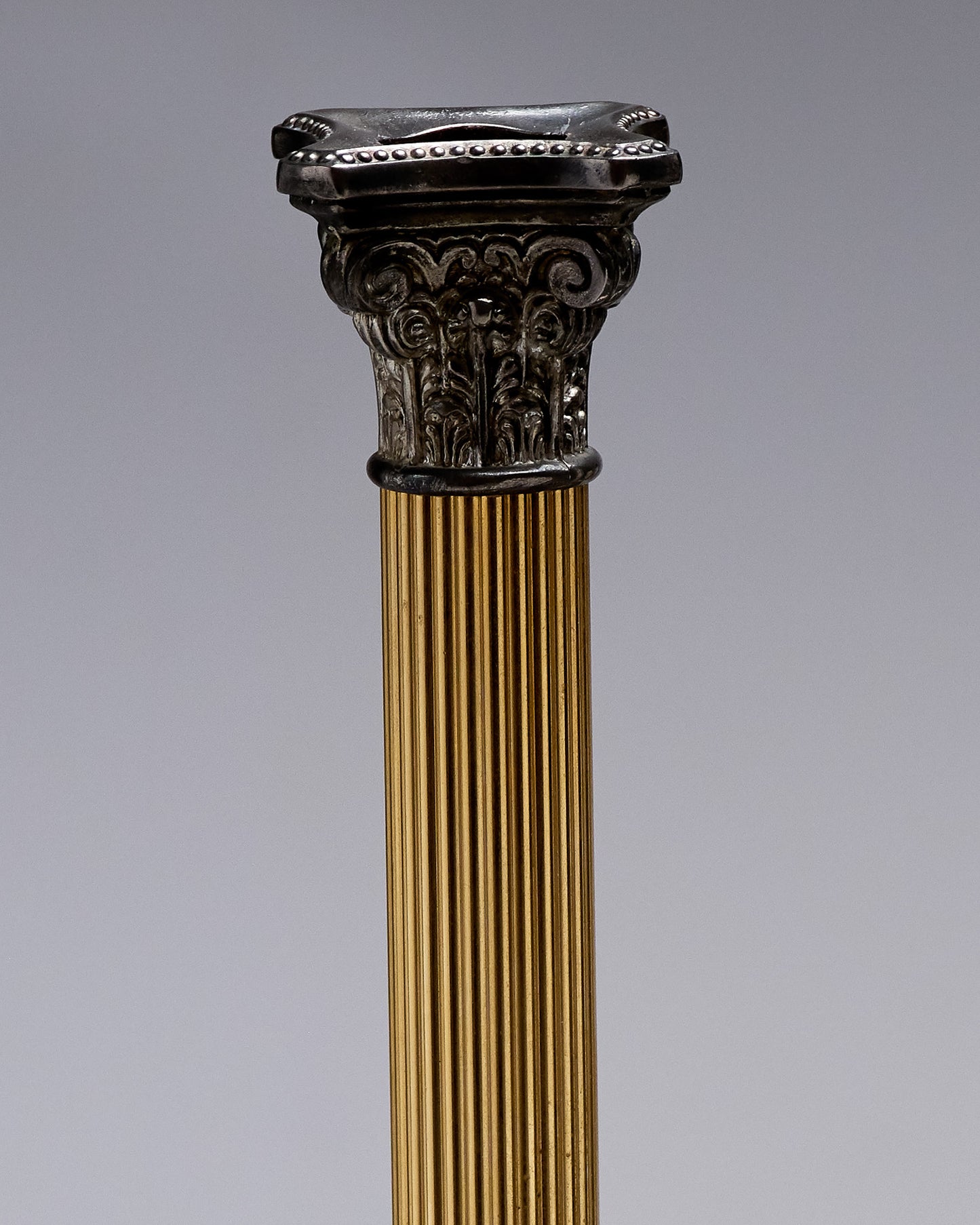 PAIR OF CORINTHIAN CANDLESTICKS, SBS SOLINGEN