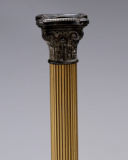 PAIR OF CORINTHIAN CANDLESTICKS, SBS SOLINGEN