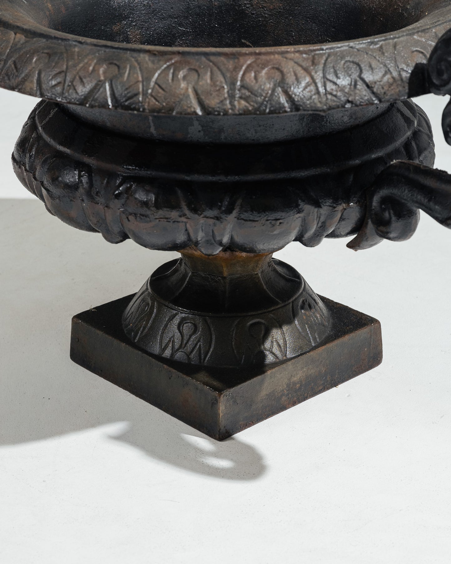  METAL PLANTER WITH HANDLES, 1910s
