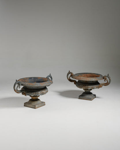 METAL PLANTER, 1910s