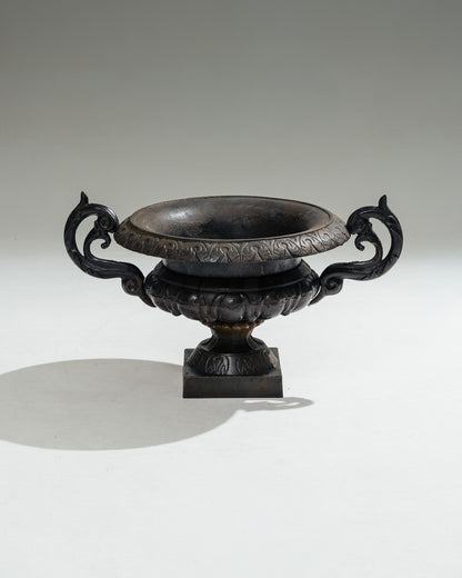  METAL PLANTER WITH HANDLES, 1910s