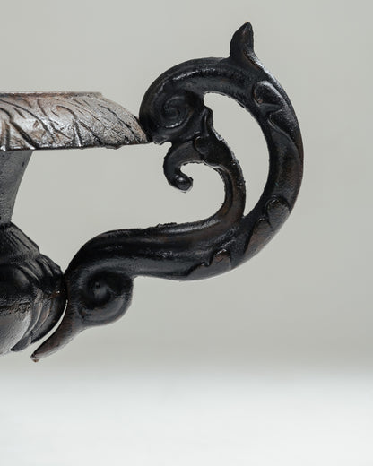  METAL PLANTER WITH HANDLES, 1910s