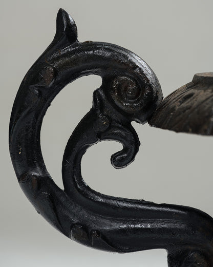  METAL PLANTER WITH HANDLES, 1910s