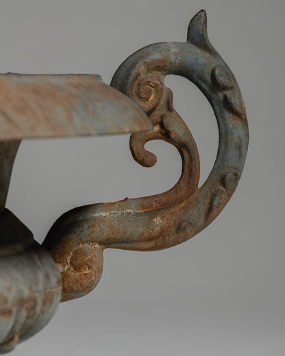 METAL PLANTER, 1910s