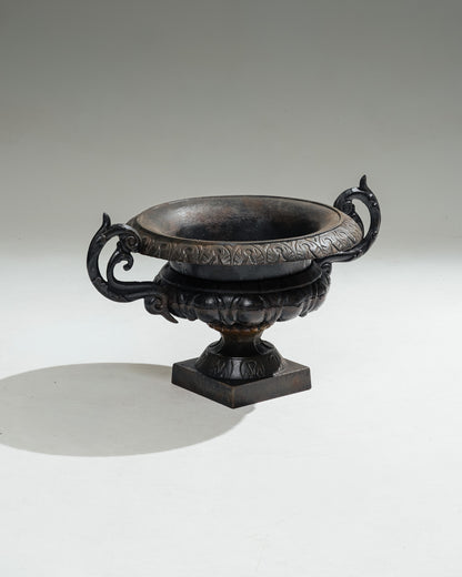  METAL PLANTER WITH HANDLES, 1910s