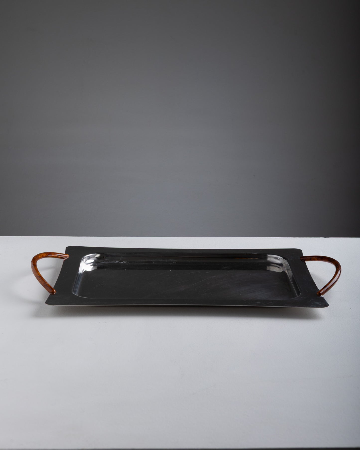 SILVER-PLATED METAL COFFEE SET, 1960s