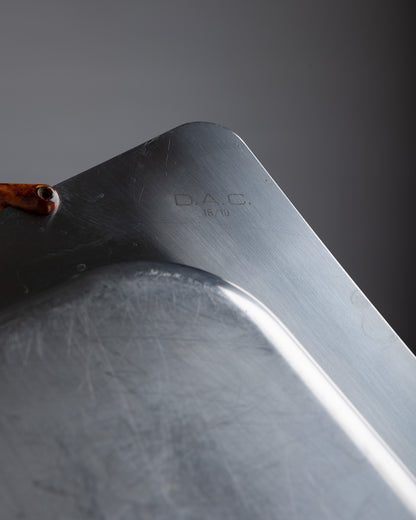 SILVER-PLATED METAL COFFEE SET, 1960s